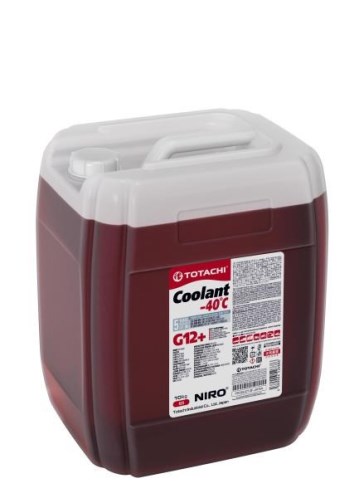 Антифриз TOTACHI Niro Coolant G12+ -40С (10 кг.) красный