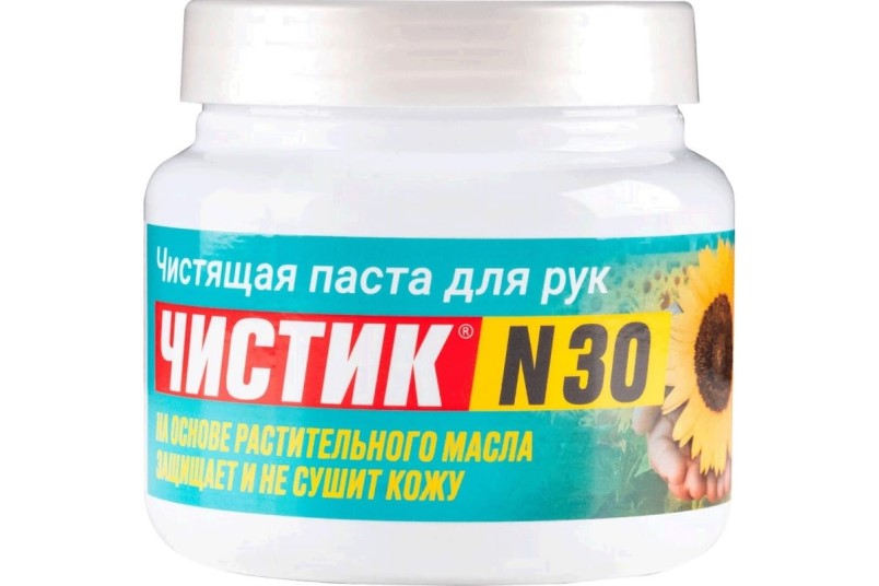 Очиститель для рук 450 гр  Чистик №30