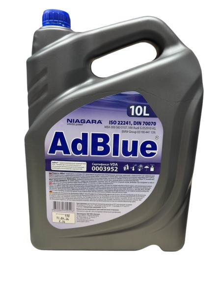 Жидкость для системы дизел. двиг.  AdBlue  (10 л) /МОЧЕВИНА/ для систем SCR Евро 4,5,6