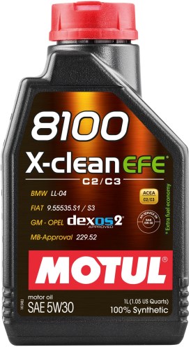 Масло моторное MOTUL 8100 X-Clean EFE 5W30 SP C2/C3 (1л.) синтетическое