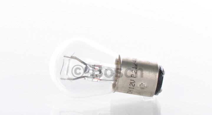 Лампа 2-конт. 12V P21/4W S25 со смещен. цок. по высоте и окружности BAZ15d