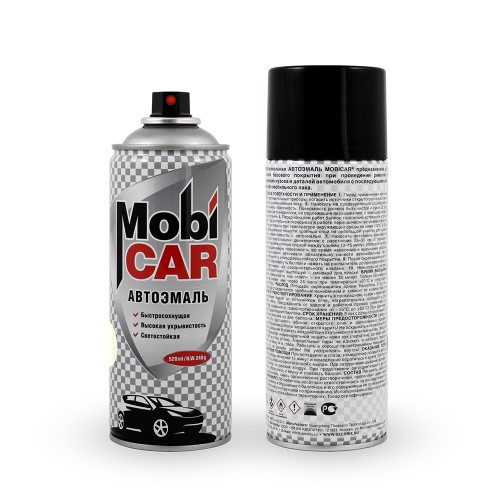 Краска спрей MobiCar акрил. № 201 Белая 520 мл