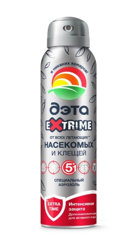 Средство от укуса насекомых 150 мл  ДЭТА Extrime  (аэроз.)
