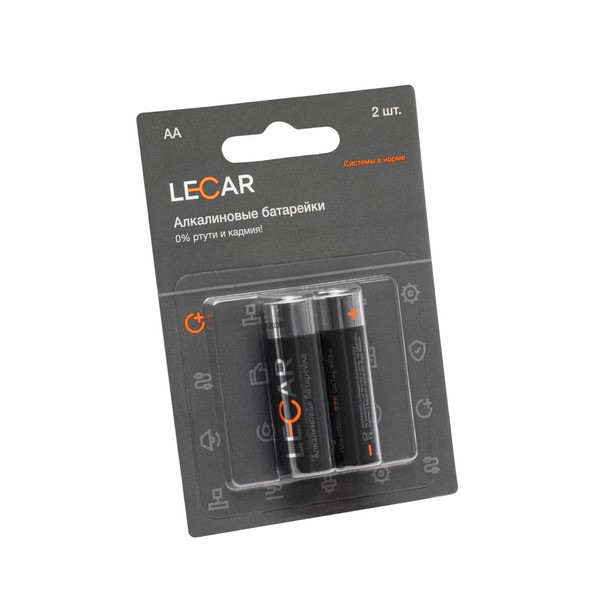 Батарейка AA LR6 Alkaline 2 шт в блистере