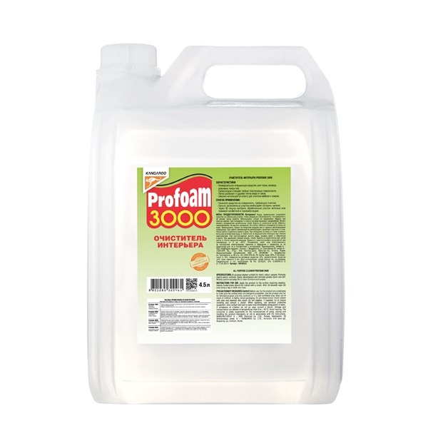 Очиститель обивки салона велюра и ковров 4,5 л.  ProFoam 3000