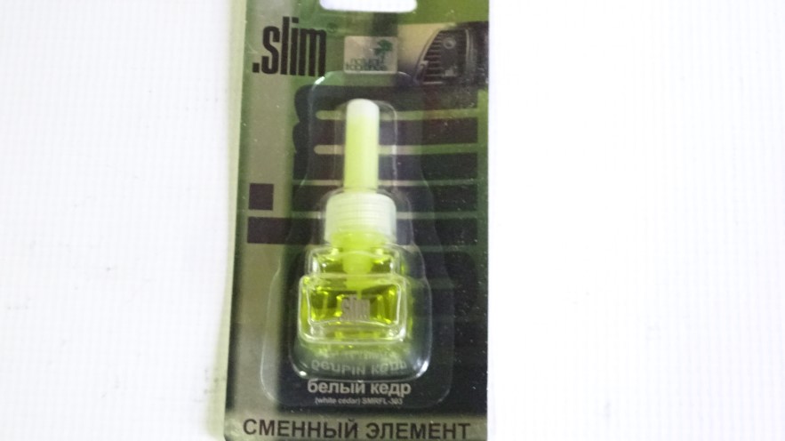 Ароматизатор сменный блок  SLIM  Белый кедр 8 мл