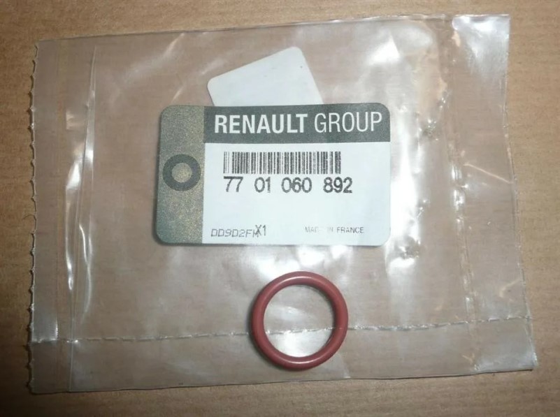 Прокладка трубки масл. радиатора Renault Duster Nissan Terrano (кольцо) (дизель)