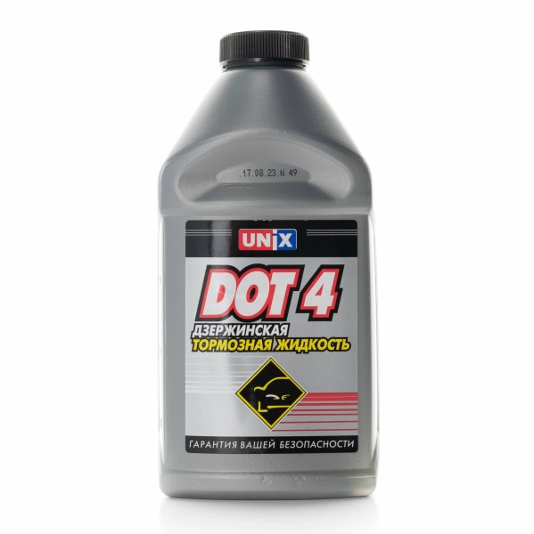 Жидкость тормозная 455 гр DOT-4 UNIX