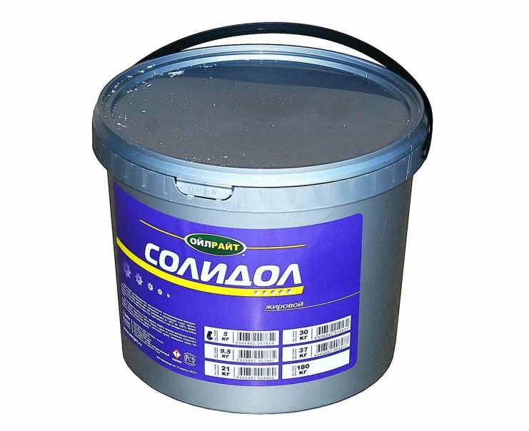 Смазка Солидол 5 кг /жировой/