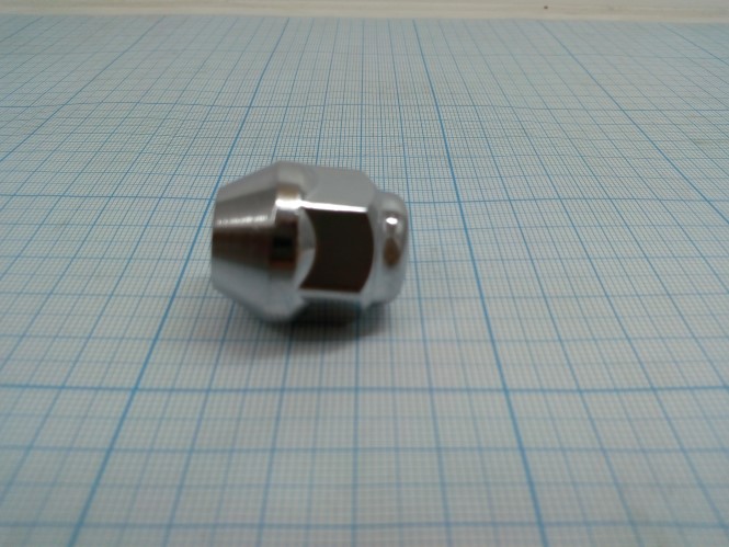Гайка колеса М12*1,5 закрытая H27 S21 Kia, Hyundai, Toyota, Mazda, Mitsubishi литой/стальной диск