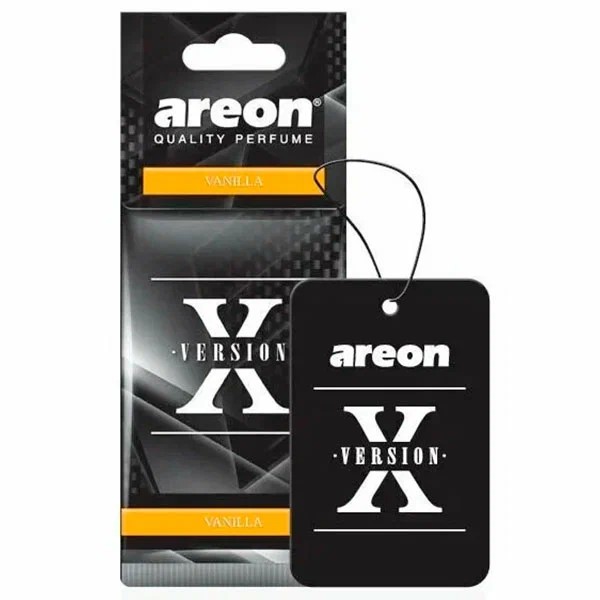 Ароматизатор подвесной  REFRESHMENT LIQUID  X VERSION YELLOW-Vanilla