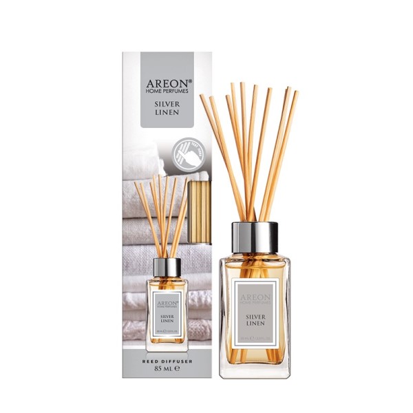Ароматизатор бытовой 85 мл  AREON HOME PERFUME STICKS  Silver Linen
