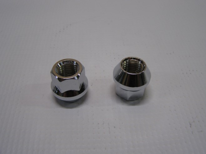 Гайка колеса М12*1,5 открытая H21 S17 Toyota, Mazda, Mitsubishi, Hyundai стальной/литой диск