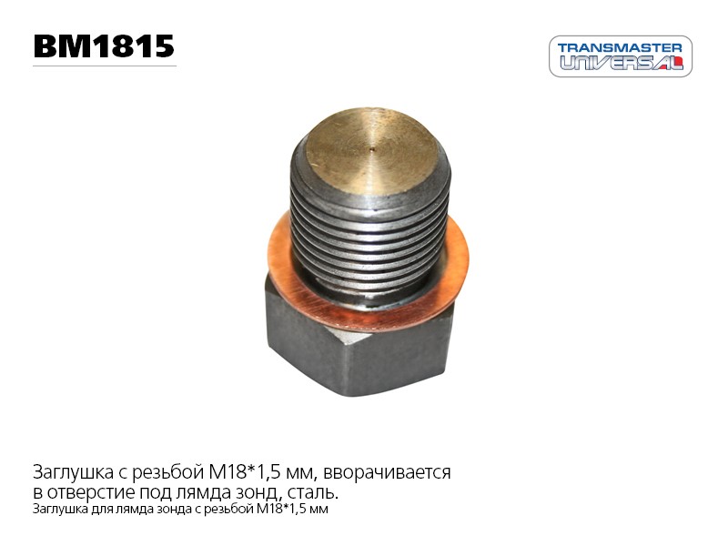 Заглушка катализатора /1118, 2114, 2170/ (вместо лямбда зонда)