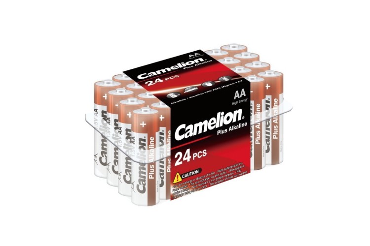 Батарейка AA LR6 Alkaline 24 шт Plus