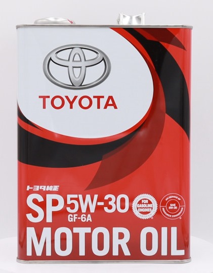 Масло моторное Toyota Motor Oil SP 5W30 GF-6A (4л.) синтетическое (бенз.) ж/б