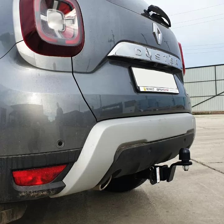 Фаркоп Renault Duster с 2021 г. под квадратное дышло (без электрики)