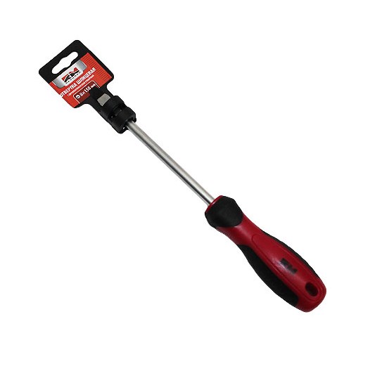Отвертка шлицевая 8*150 намаг. након.