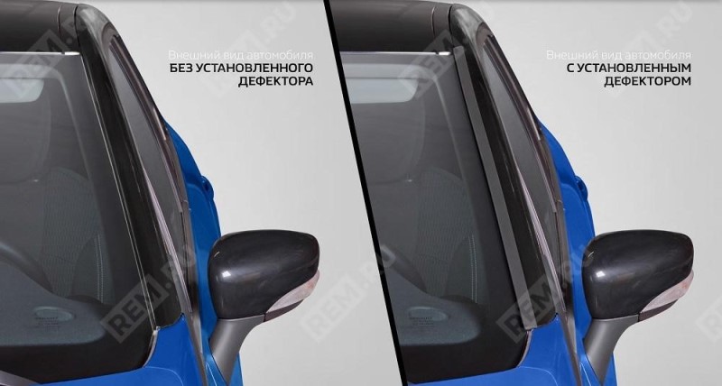 Дефлектор лобового стекла Renault Kaptur с 2016 г.