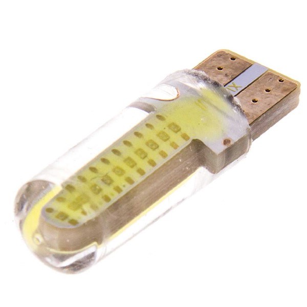 Лампа габарит. 12V W5W T10 1 COB без цок. W2.1x9.5d (к-т 2 шт)