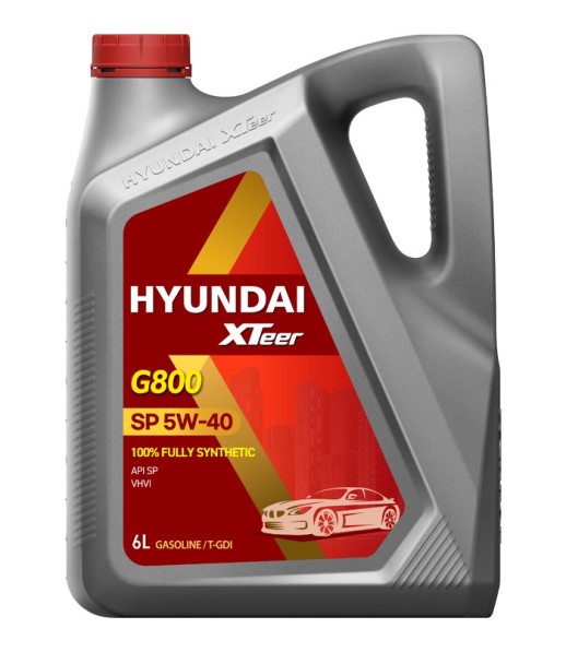 Масло моторное Hyundai/Kia XTeer G800 5W40 SP (6л.) синтетическое (бенз.)