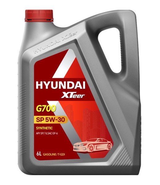 Масло моторное Hyundai/Kia XTeer G700 5W30 SN (6л.) синтетическое (бенз.)