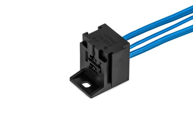 Разъем Ф57830065 (5pin) 5 контактов с кронштейном к реле Г-3302, для а/м Lada, UAZ