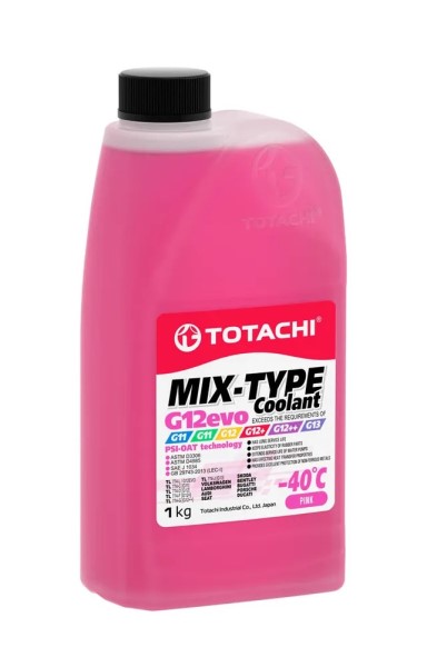 Антифриз TOTACHI Evo G-12++ -40C (1 кг.) розовый