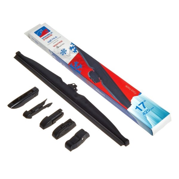 Щетка стеклоочистителя каркасная зимняя 17 42,5 см Double Force