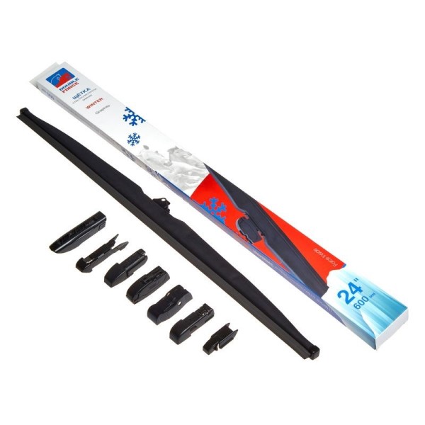 Щетка стеклоочистителя каркасная зимняя 24 60 см Double Force