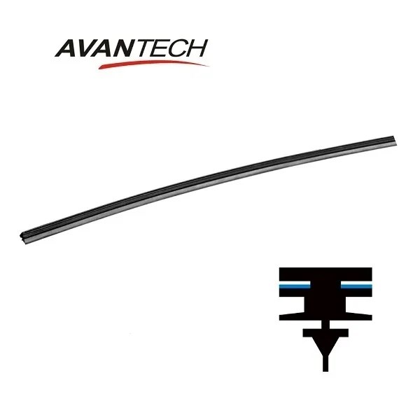 Лента стеклоочистителя 28  70 см 6 мм AERODYNAMIC графит (в уп. 10 шт)