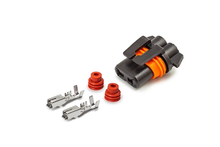 Разъем 12059181 (2pin) 2 контакта цоколя ламп 9006, HB4 для Chevrolet, Opel
