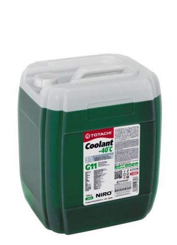 Антифриз TOTACHI Niro Coolant G11 -40С (10 кг.) зеленый