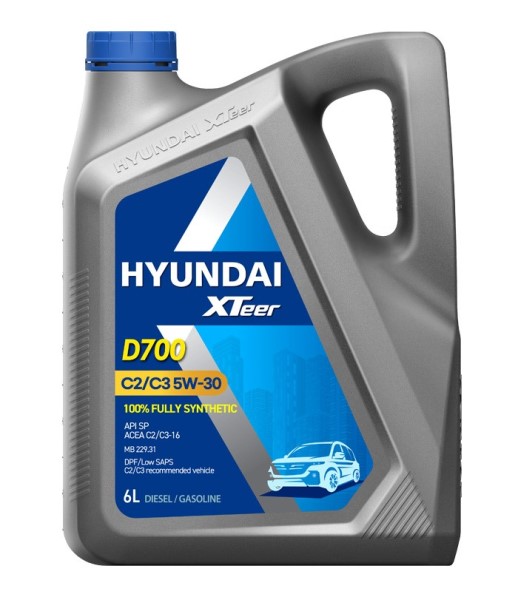 Масло моторное Hyundai/Kia XTeer D700 5W30 C2/C3 (6л.) синтетическое (диз.)