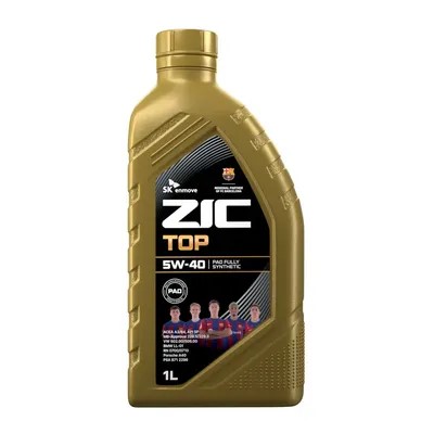 Масло моторное ZIC TOP 5W40 A3/B3/B4 (1л.) синтетическое (бенз., диз.)