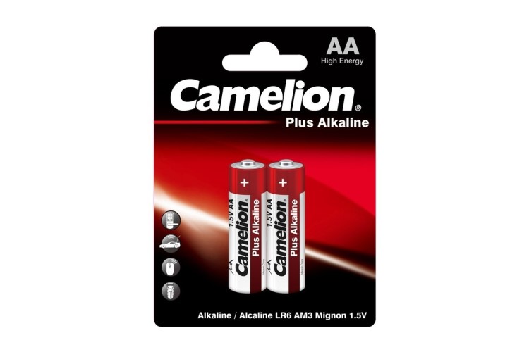 Батарейка AA LR6 Alkaline 2 шт в блистере Plus