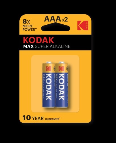 Батарейка AAA LR03 Alkaline 2 шт в блистере MAX Super