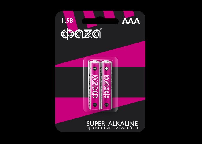 Батарейка AAA LR03 Alkaline 2 шт в блистере Super