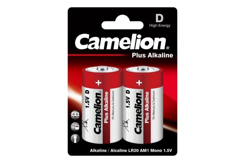 Батарейка LR20 Alkaline 2 шт в блистере