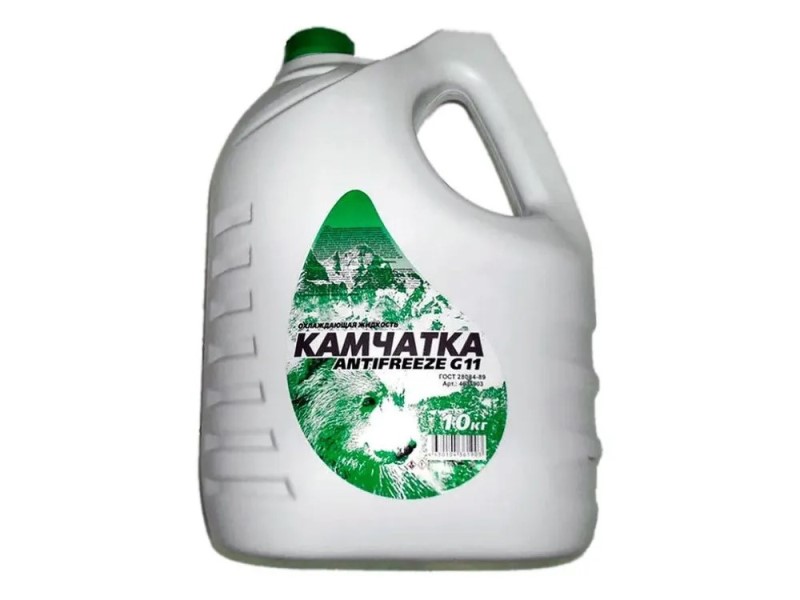 Антифриз КАМЧАТКА G-11 -35С (10 кг.) зеленый