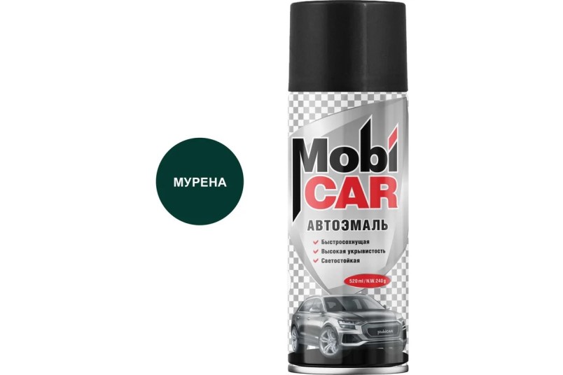 Краска спрей MobiCar акрил. № 377 Мурена 520 мл