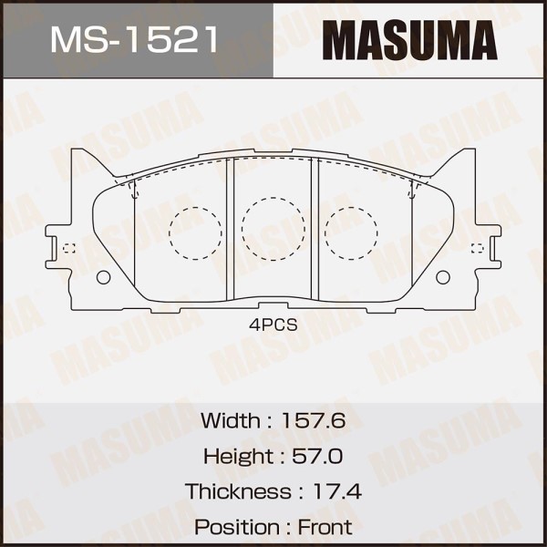 Колодка торм. Toyota Camry 2.4 перед.