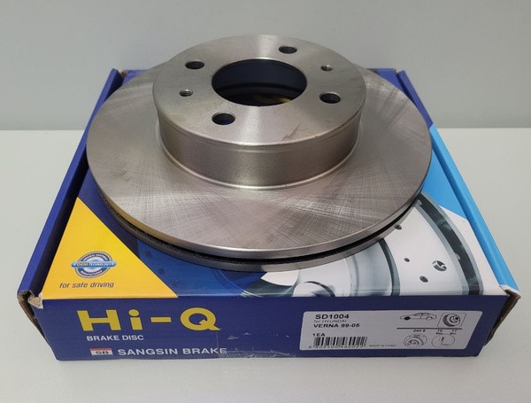 Диск тормозной передний Hyundai Accent (Тагаз) (241x19) (HI-Q)