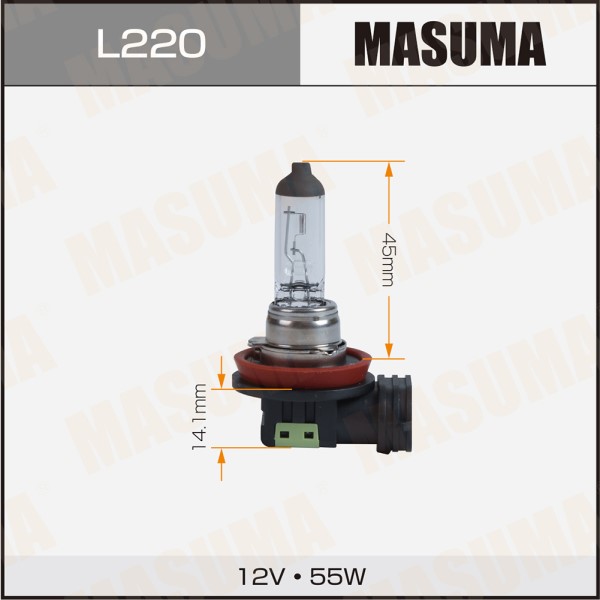 Лампа H11 12V 55W PGJ19-2