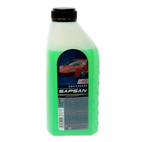 Антифриз SAPSAN -10С (1 кг.) зеленый