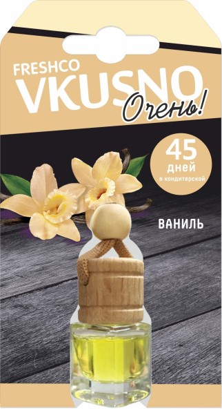 Ароматизатор подвесной  БОЧОНОК Freshco Vkusno  Ваниль