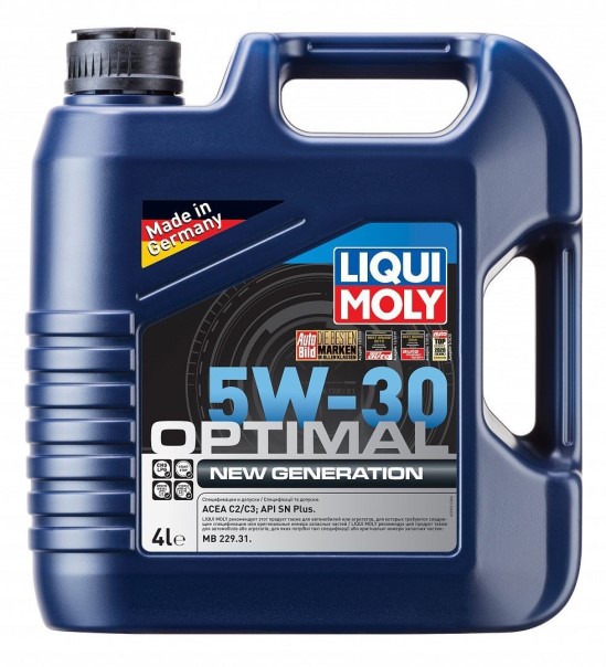 Масло моторное LIQUI MOLY Optimal New Generation 5W30 SN Plus C2/C3 (4л.) синтетическое