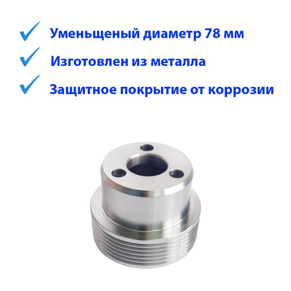 Шкив помпы /Г-3302 дв. 406/ метал. уменьшенный