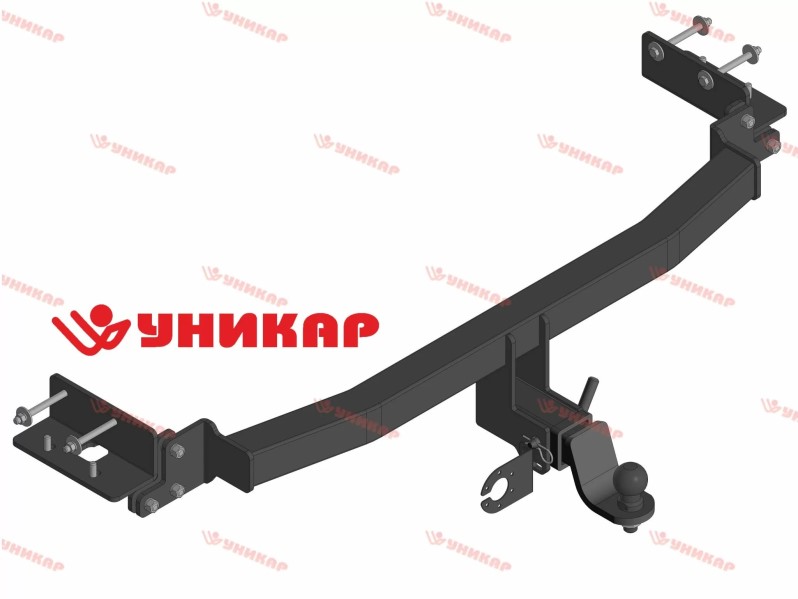 Фаркоп Hyundai Santa Fe с 2005-2012 г. Kia Sorento с 2009-2012 г. (без электрики) дорест под квадратное дышло