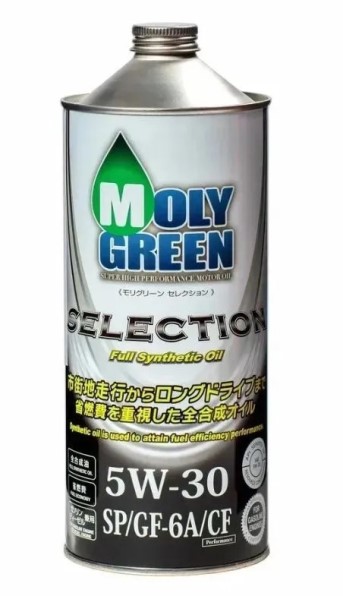 Масло моторное MolyGreen Selection 5W30 SP/GF-6A/CF (1л.) синтетическое (бенз.)